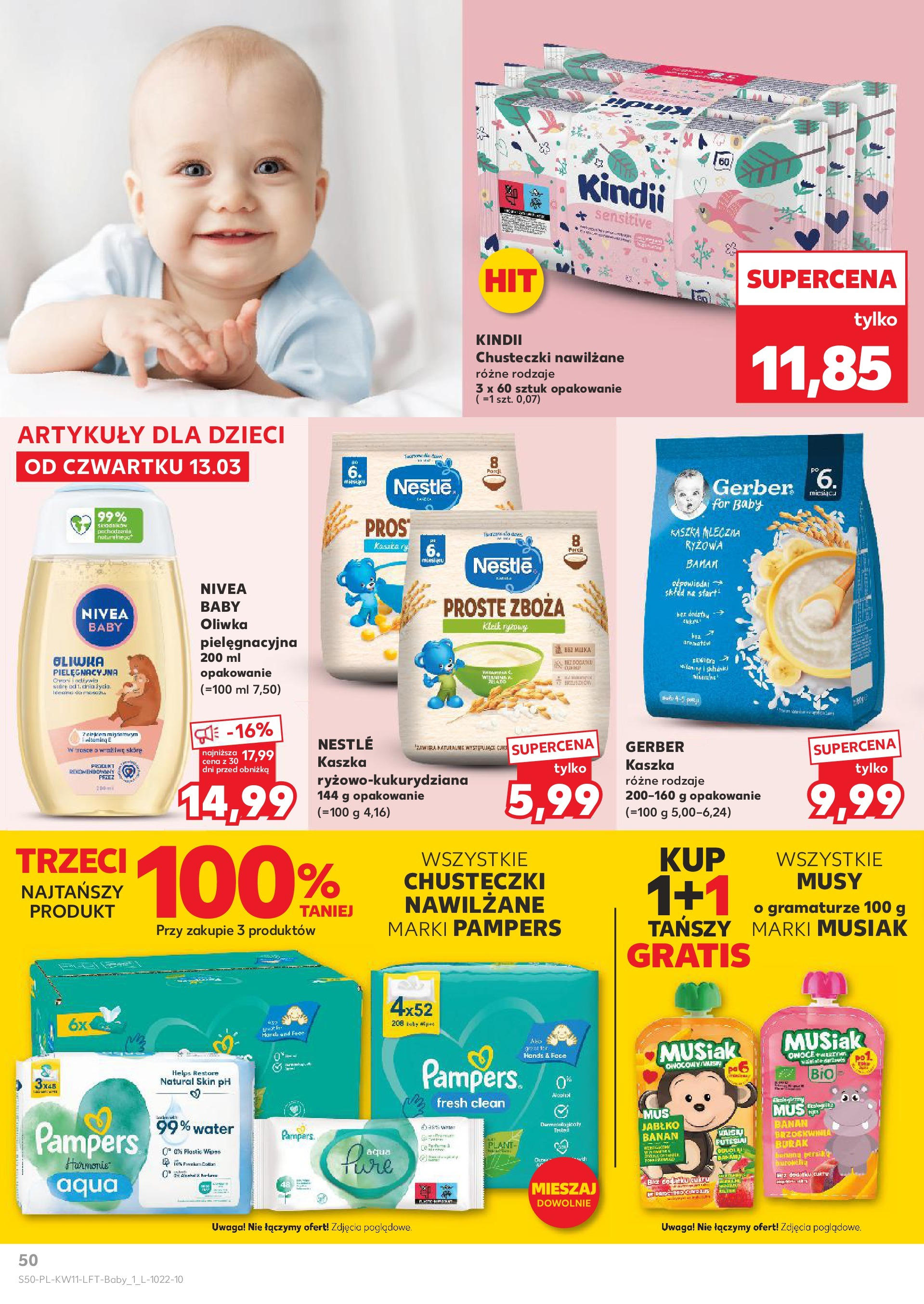 Kaufland gazetka od 13.03.2025 - od jutra PDF | Strona: 50 | Produkty: Burak, Pampers, Banan