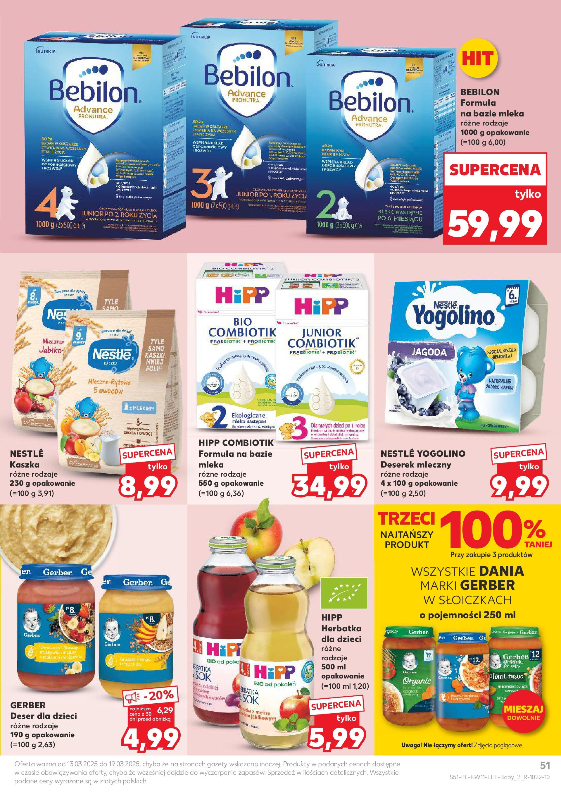 Kaufland gazetka od 13.03.2025 - od jutra PDF | Strona: 51 | Produkty: Mleka, Por, Owoce