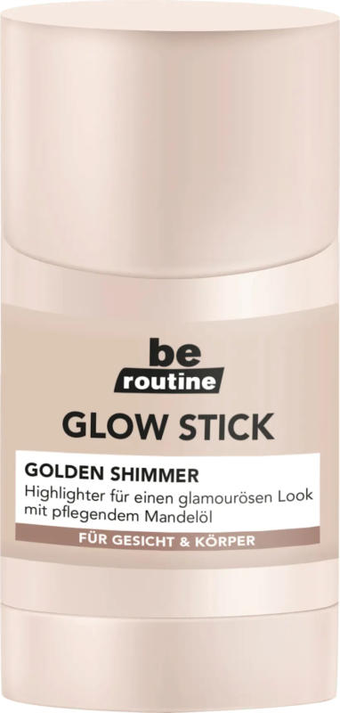 BE ROUTINE Sonnenschutz Stick glow, golden shimmer