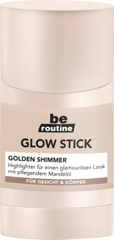 BE ROUTINE Highlighter Glow Stick Golden Shimmer