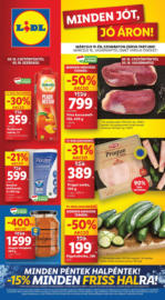 Lidl újság érvényessége 2025.03.13----ig