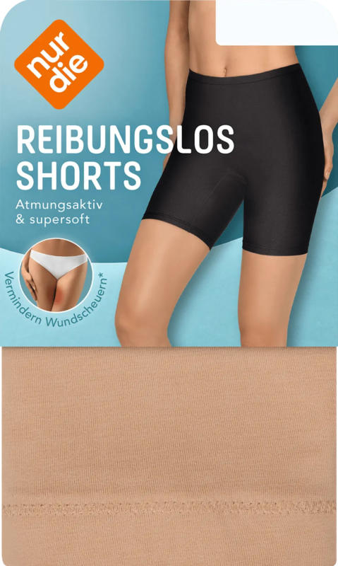 nur die Shorts Reibungslos beige Gr. 36/38