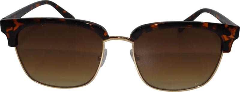 SUNDANCE Sonnenbrille Erwachsene braun gemustertes Gestell & goldener Rahmen, Havana Optik