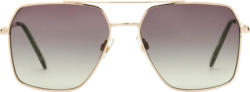 SUNDANCE Sonnenbrille Erwachsene goldenes, eckiges Metallgestell