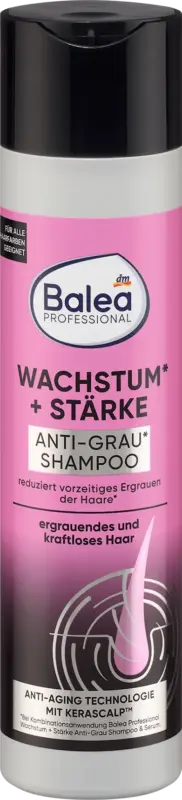 Balea PROFESSIONAL Shampoo Anti-Grau Wachstum + St&auml;rke