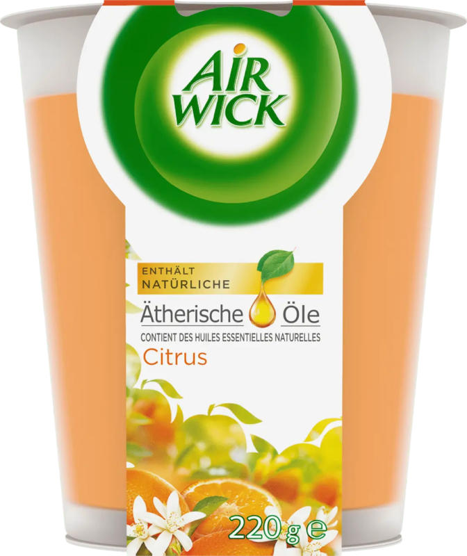 AirWick Duftkerze im Glas Citrus 220 g