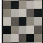 JYSK JYSK Covor RIPS 130x193 negru/bej