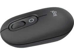 LOGITECH Pop Mouse, Kabellose Maus mit personalisierbarer Emoji-Taste, Bluetooth, Grafite