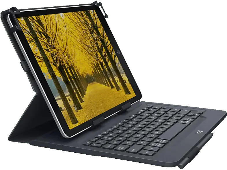 LOGITECH Tastatur/Case Universal Folio für Tablets mit 9-10", Schwarz