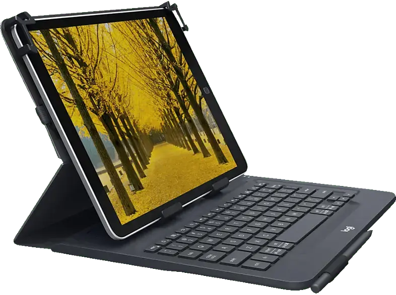LOGITECH Tastatur/Case Universal Folio für Tablets mit 9-10", Schwarz