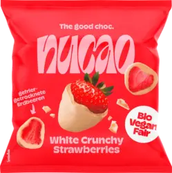 nucao Trockenfr&uuml;chte Wei&szlig;e Schokolade Crunchy Strawberries