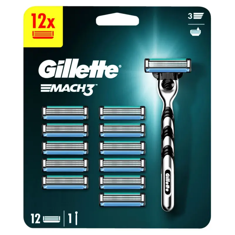 Gillette Самобръсначка Mach 3 + 11 ножчета