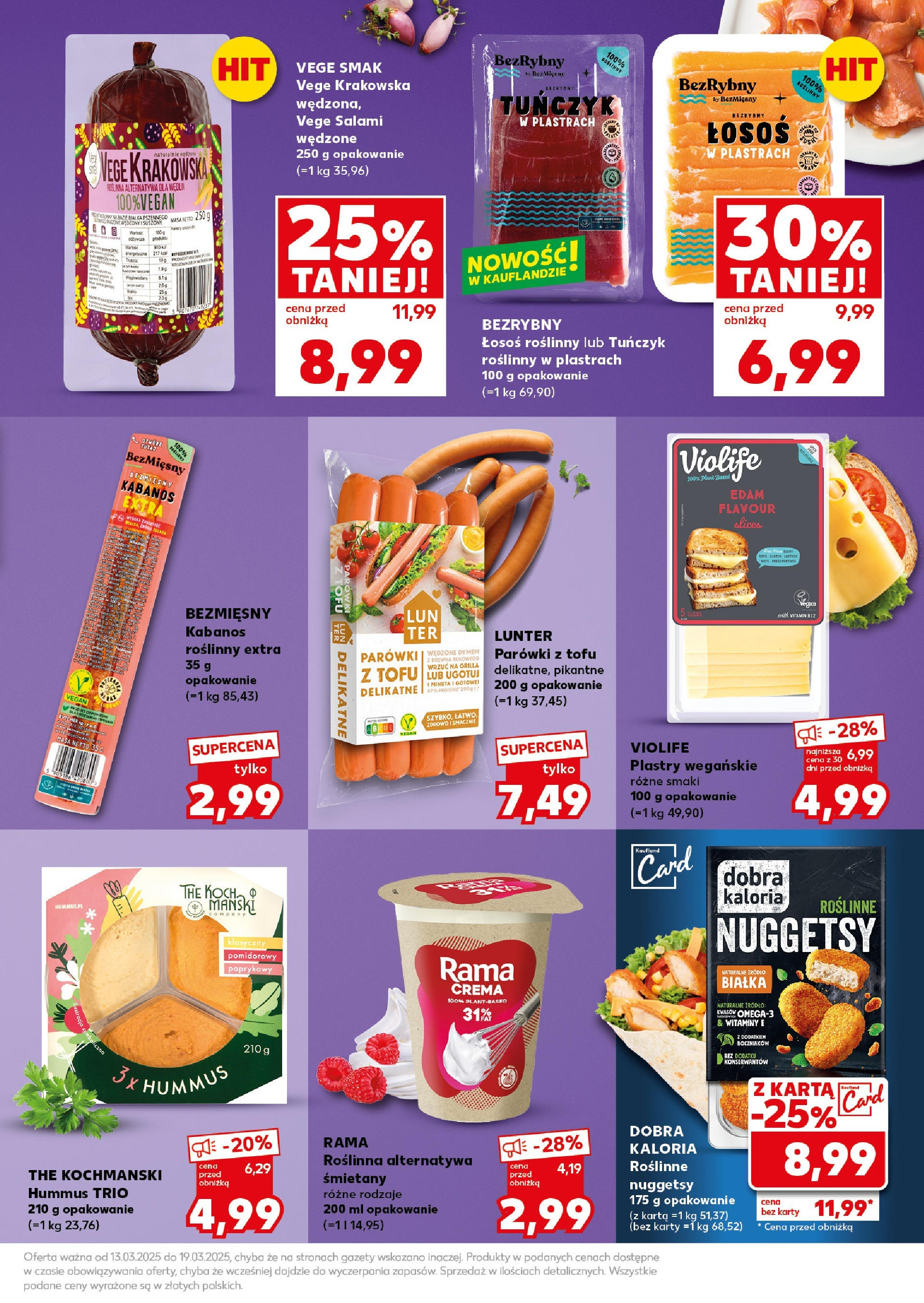 Kaufland gazetka - Super Sobota od 14.03.2025 - od jutra PDF | Strona: 5 | Produkty: Łosoś, Tuńczyk, Tofu, Salami