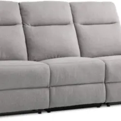 JYSK Canapea reglabilă electric VONSILD 3 loc gri desschis