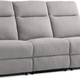 JYSK Canapea reglabilă electric VONSILD 3 loc gri desschis