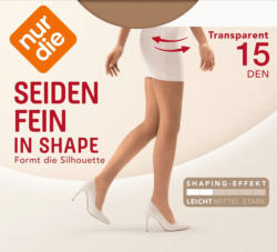 nur die Strumpfhose Seidenfein Shape amber Gr. 44/48, 15 DEN