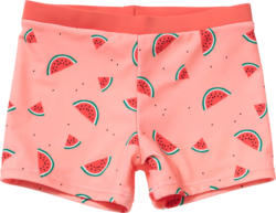 PUSBLU Badehose mit Melonen-Muster, rosa, Gr. 110/116