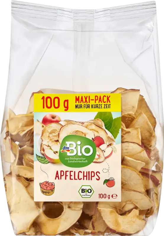 dmBio Trockenfrüchte, Apfelchips