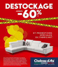 Destockage Jusqu'à -60%