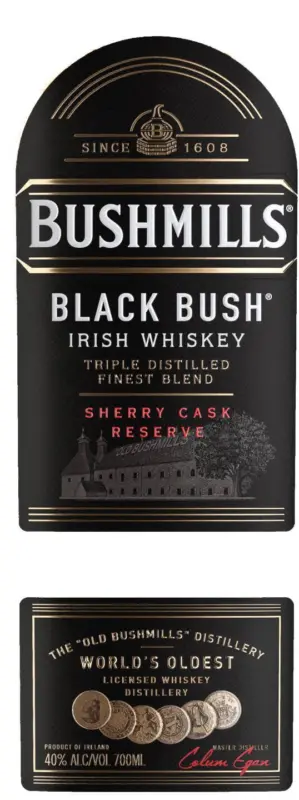 Bushmills Ирландско уиски Black Bush