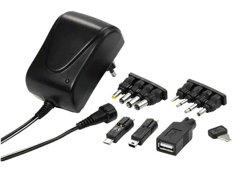 Vivanco 42171 Universal Netzteil für Elektronikgeräte, 3-12V, 2.100mA max.; Ladegerät