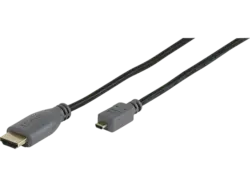 VIVANCO 47092 Micro HDMI Kabel, 1,5m, High Speed