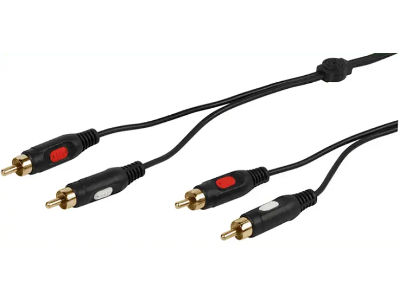 Vivanco 46010 Cinch Kabel, 1,5m, vergoldete Kontakte; Audiokabel