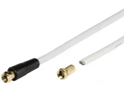 Vivanco 44060 SAT Anschlusskabel Set, 110dB, 10m; SAT-Anschlusskabel-Set