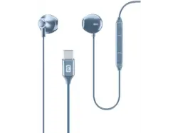 Cellular Line Orbit Stereo-Kapsel-Headset mit Mikrofon und Fernbedienung, blau