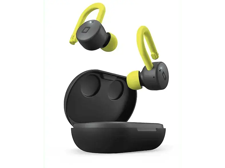 SBS 47907 S-TRainerS Sport-TrueWireless Kopfhörer mit Ohrbügel und Touch-Steuerung, IPX5; True Wireless Kopfhörer