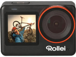 ROLLEI Action One Cam, 4K60p, 12 MP, Sechs-Achsen-Gyroskop, 2 Display, Sony-Sensor, Wi-Fi, Schwarz; Action Cam