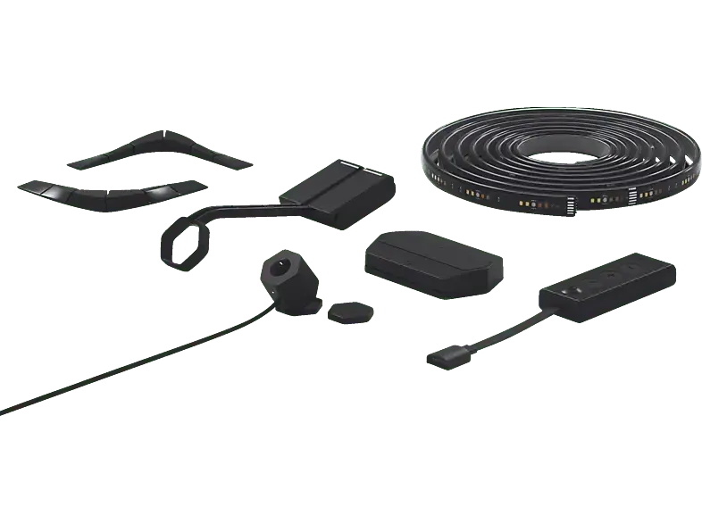 nanoLEAF 4D Screen Mirror + Light Strip Kit für 85"/216 cm; Bildschirmbeleuchtung