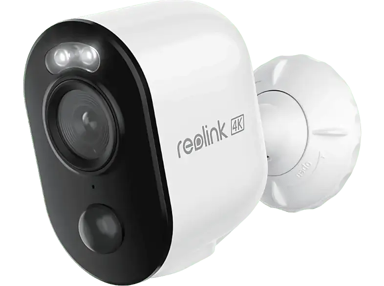 Reolink B350 Argus Serie Überwachungskamera (Anzahl Kameras: 1, für Innen + Außen, Nachtsichtfunktion, Netz-/Akkubetrieb, Weiß/Schwarz)