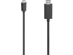 HAMA 200718 Video-Kabel, USB-C-Stecker - HDMI™-Stecker, Ultra-HD 4K, 1,50 m; USB-C/HDMI Kabel