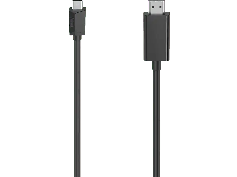 HAMA 200718 Video-Kabel, USB-C-Stecker - HDMI™-Stecker, Ultra-HD 4K, 1,50 m; USB-C/HDMI Kabel