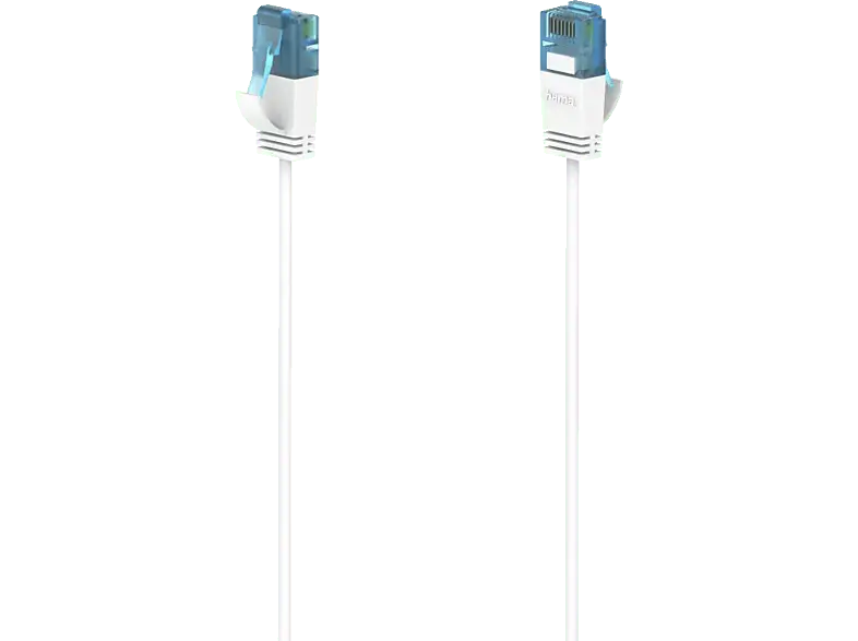 HAMA 00200689 Netzwerkkabel "Flexi-Slim", Cat-6a, 10 Gbit / s, U UTP, 1,50 m