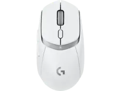 LOGITECH G G309 Lightspeed Kabellose Gaming Maus, Bluetooth, LightForce Hybrid-Switches, kompatibel mit PowerPLAY, Weiß