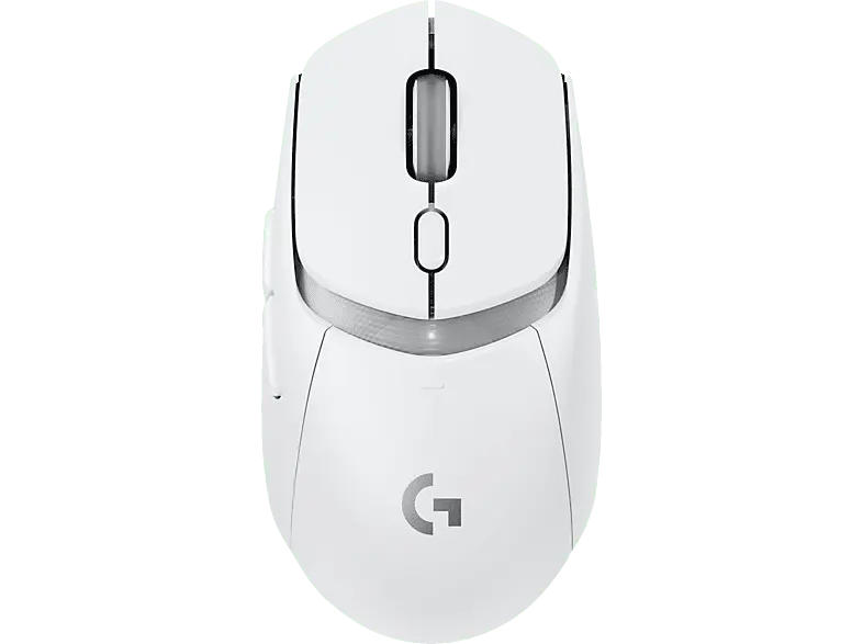 LOGITECH G G309 Lightspeed Kabellose Gaming Maus, Bluetooth, LightForce Hybrid-Switches, kompatibel mit PowerPLAY, Weiß