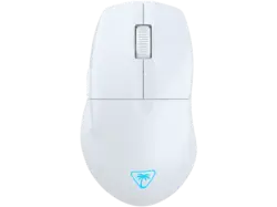 TURTLE beach Pure Air Gaming Maus, 26.000 DPI, Bluetooth/2.4GHz/USB, AIMO RGB, Titan-Schalter, Weiß