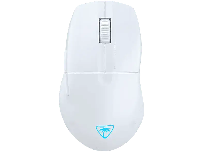 TURTLE beach Pure Air Gaming Maus, 26.000 DPI, Bluetooth/2.4GHz/USB, AIMO RGB, Titan-Schalter, Weiß