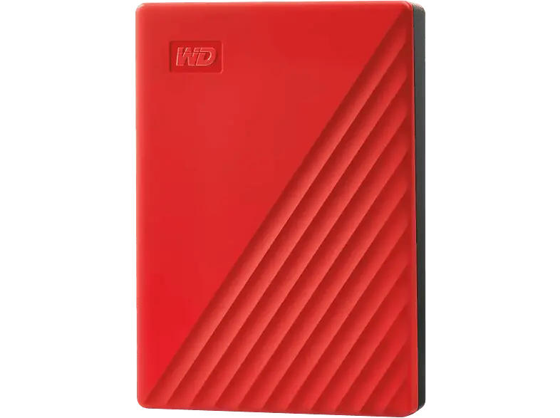 Western Digital WDBR9S0060BRD-WESN My Passport, Mobile Festplatte, Red