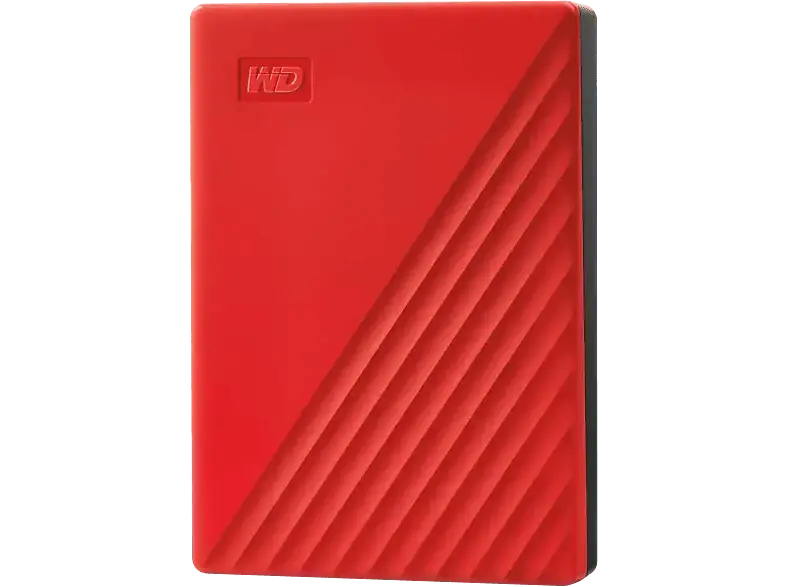 Western Digital WDBR9S0060BRD-WESN My Passport, Mobile Festplatte, Red