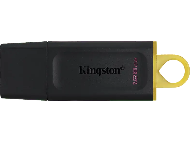 KingsTON USB Stick DataTraveler Exodia 128GB, USB-A 3.0, Schwarz/Gelb (DTX/128GB)