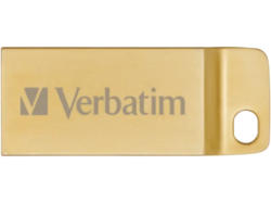 VERBatIM 32 GB Executive USB-Stick, USB-A 3.2 Gen 1, R80/W25 MB/s, Metall, Wasserdicht, Gold