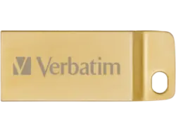 VERBatIM 32 GB Executive USB-Stick, USB-A 3.2 Gen 1, R80/W25 MB/s, Metall, Wasserdicht, Gold