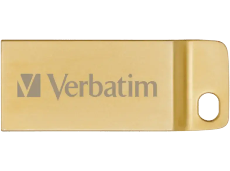 VERBatIM 32 GB Executive USB-Stick, USB-A 3.2 Gen 1, R80/W25 MB/s, Metall, Wasserdicht, Gold