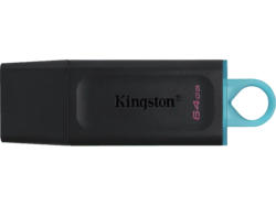 KingsTON USB Stick DataTraveler Exodia 64GB, USB-A 3.0, Schwarz/Blau (DTX/64GB)