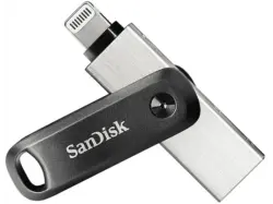 SanDisk 64GB iXpand Flash-Laufwerk Go mit Lightning- und USB-3.0-Steckverbindern, für iPhone/iPad, PC Mac; USB Stick