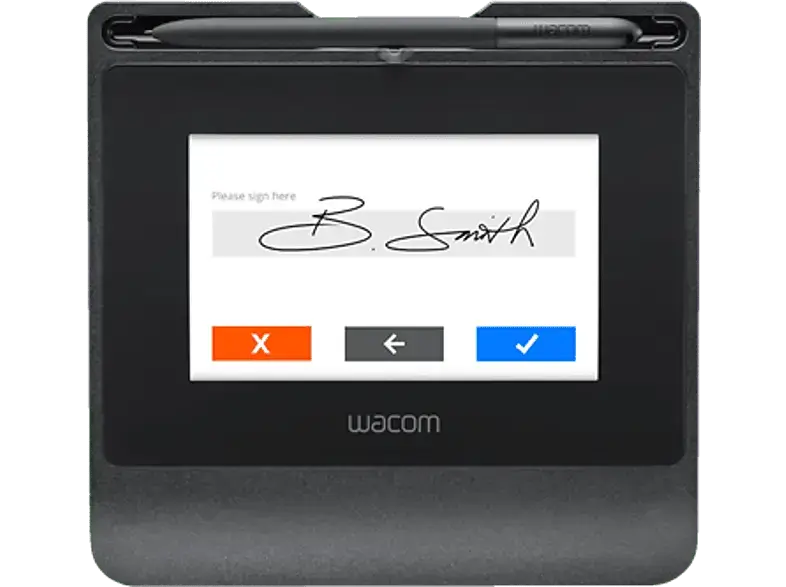 WACOM Unterschriften-Pad STU-540, 5 Zoll, WVGA, 2540lpi, 1024 Druckstufen, USB, Schwarz; Unterschriftenpad
