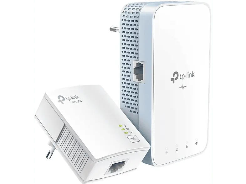 TP-Link Powerline TL-WPA7519 Kit, AC750 AV1000, Gigabit WLAN, Weiß